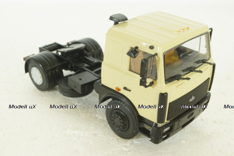 Маз-5432 тягач 1989г, желтый, 100428, АвтоИстория 1:43