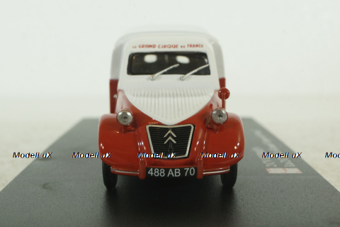 Citroen 2CV Fourgonnette du Grand Cirque de France, Hachette 1:43
