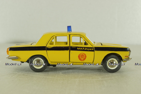 Газ-24 Волга, милиция, июнь 86г., Тантал/Радон 1:43