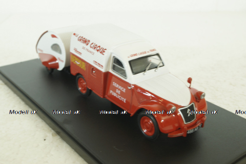 Citroen 2CV Fourgonnette du Grand Cirque de France, Hachette 1:43