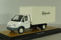 Газ-3302 Газель с термобудкой, белый, Model43 1:43