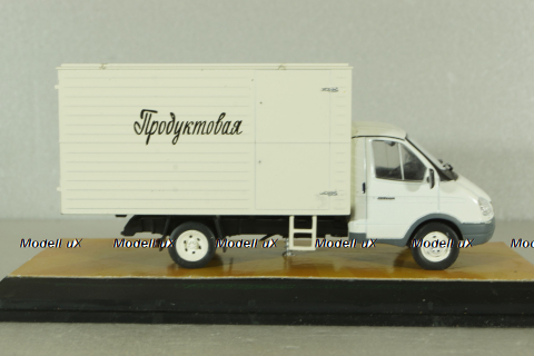 Газ-3302 Газель с термобудкой, белый, Model43 1:43