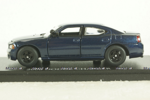 Dodge Charger 2006 blue, from TV series "Castle",  86604, Greenlight 1:43