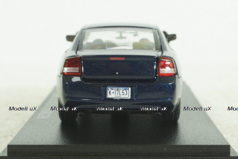 Dodge Charger 2006 blue, from TV series "Castle",  86604, Greenlight 1:43