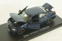Dodge Charger 2006 blue, from TV series "Castle",  86604, Greenlight 1:43