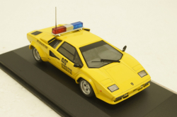 Lamborghini Countach Safety Car Monaco GP formula 1 1982 yellow, Werk83 1:43