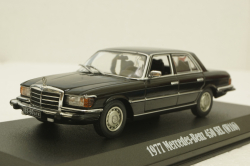Mercedes 450 SEL (W116) 1977 Movie Rocky IV (1985) black, 86640, Greenlight 1:43