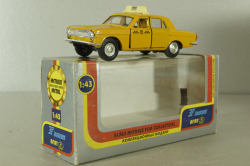 Газ-24 Волга Такси, желтая, октябрь 2003г., Агат 1:43