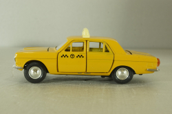 Газ-24 Волга Такси, желтая, октябрь 2003г., Агат 1:43