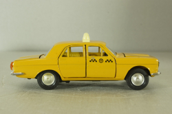 Газ-24 Волга Такси, желтая, октябрь 2003г., Агат 1:43