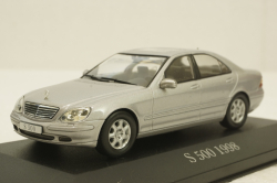 Mercedes S500 W220, silver, 1998, Altaya 1:43