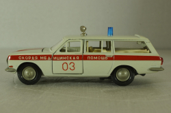 Газ-2402 Волга, скорая медицинская помощь,,Тантал/Радон 1:43