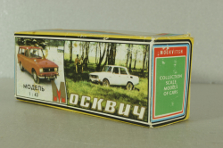 Москвич-412, милиция, август 88г., Тантал/Радон 1:43