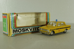 Москвич-412, милиция, август 88г., Тантал/Радон 1:43