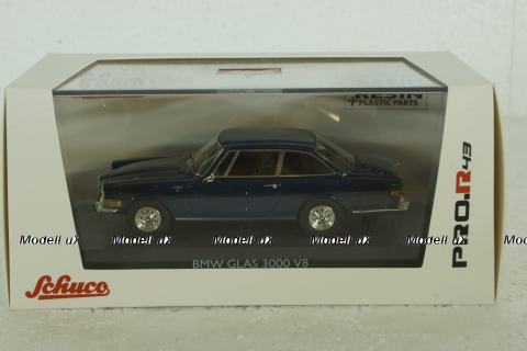 BMW Glas 3000 V8, blue, 450913200, Schuco 1:43