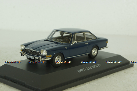 BMW Glas 3000 V8, blue, 450913200, Schuco 1:43