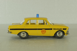 Москвич-412, милиция, август 88г., Тантал/Радон 1:43