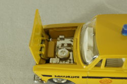 Москвич-412, милиция, август 88г., Тантал/Радон 1:43