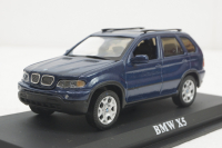 BMW X5, E53, blue, Del Prado 1:43