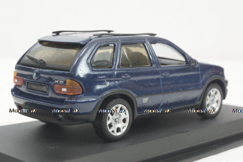 BMW X5, E53, blue, Del Prado 1:43