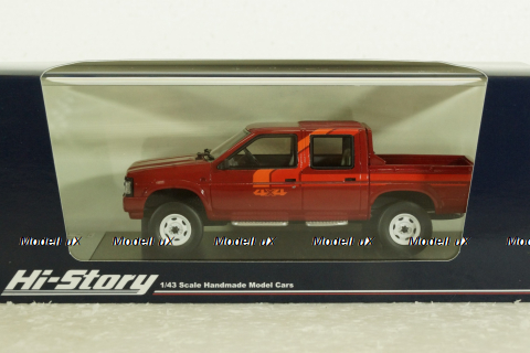 Datsun PickUp D21 Double Cab (Nissan Navara I), red, 1985, HS422RE, Hi-Story 1:43