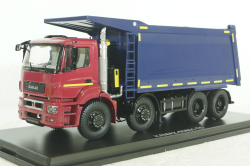 Камаз-65801-T5 самосвал, красный/синий, SSM1547, SSM 1:43