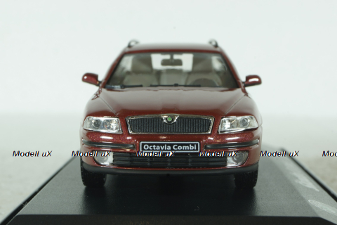 Skoda Octavia Combi II dark red, Abrex 1:43 Уценка!