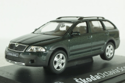 Skoda Octavia Combi Scout, green, 143AB-011HL, Abrex 1:43