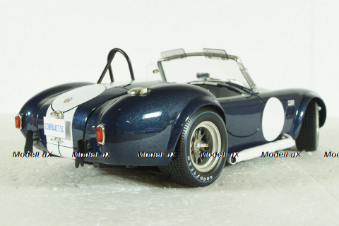 Shelby Cobra 427 S/C, dark blue/white, KYO8047DB, Kyosho 1:18