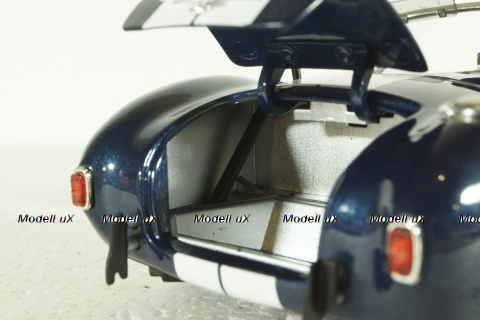 Shelby Cobra 427 S/C, dark blue/white, KYO8047DB, Kyosho 1:18