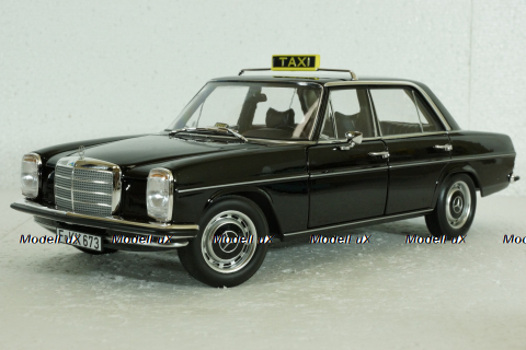 Mercedes-Benz 200 Taxi (W114) 1968, black, 83776, Norev 1:18  