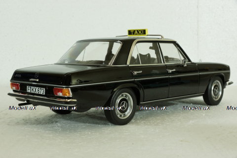 Mercedes-Benz 200 Taxi (W114) 1968, black, 83776, Norev 1:18  