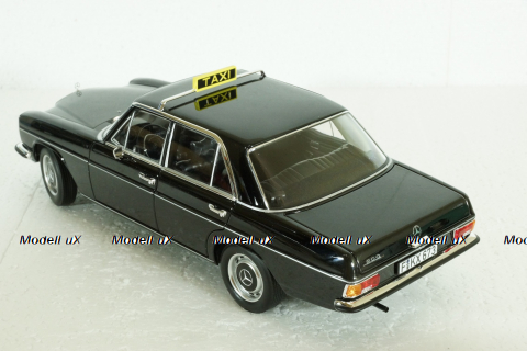 Mercedes-Benz 200 Taxi (W114) 1968, black, 83776, Norev 1:18  