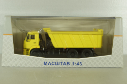 Камаз-6520 6х4 самосвал (поздний) желтый, SSM1295, SSM 1:43 