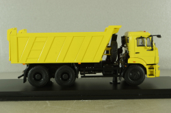 Камаз-6520 6х4 самосвал (поздний) желтый, SSM1295, SSM 1:43 
