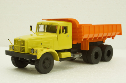 Краз-256 Б1, самосвал, оранжевый/желтый, SSM1025, SSM 1:43