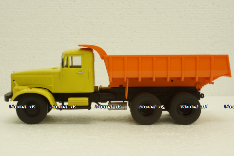 Краз-256 Б1, самосвал, оранжевый/желтый, SSM1025, SSM 1:43