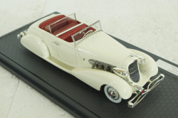 Duesenberg SJ 544-2570 Bohman & Schwartz Convertible Sedan white 1936, MX40406-041, Matrix 1:43