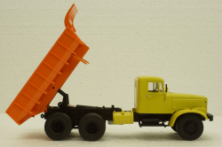Краз-256 Б1, самосвал, оранжевый/желтый, SSM1025, SSM 1:43