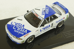Nissan GT-R R32 Macau Guia Race Hasemi, white-blue, IXO 1:43