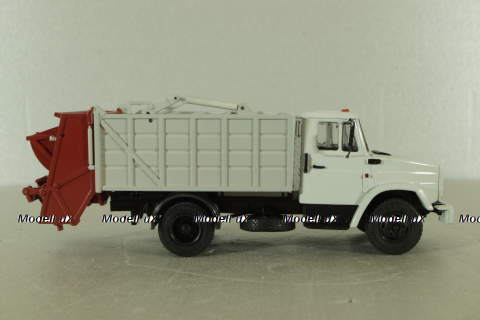 МКЗ-10 (4333) Мусоровоз на шасси Зил-4333, серый, 103375, Автоистория 1:43