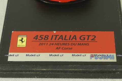 Ferrari F458 Italia GT2 24h LeMans AF Corse 2011, TSM11FJ018, Fujimi 1:43