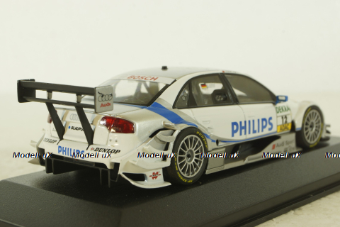 Audi A4 PHILIPS, Lucas Luhr, Audi Sport Team Rosberg, DTM 2007, Minichamps 1:43