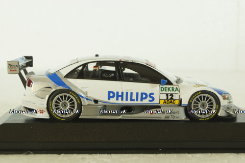 Audi A4 PHILIPS, Lucas Luhr, Audi Sport Team Rosberg, DTM 2007, Minichamps 1:43