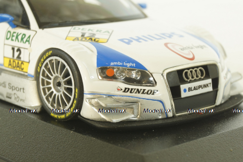 Audi A4 PHILIPS, Lucas Luhr, Audi Sport Team Rosberg, DTM 2007, Minichamps 1:43