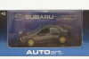 Subaru Impreza WRX STI 2001, black, 58643, AutoArt 1:43