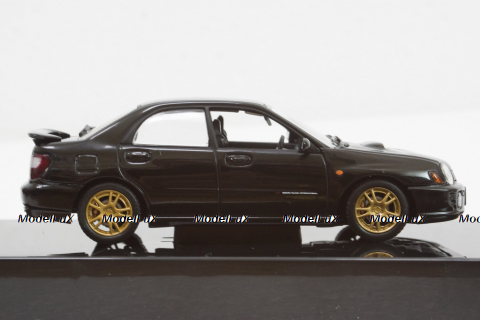 Subaru Impreza WRX STI 2001, black, 58643, AutoArt 1:43