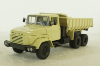 Краз-6510 самосвал, 1985г, бежевый, Н775, Наш Автопром 1:43