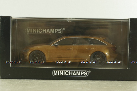 Audi RS 6 Avant 2019, brown vetallic, 410018018, Minichamps 1:43