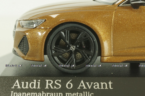 Audi RS 6 Avant 2019, brown vetallic, 410018018, Minichamps 1:43
